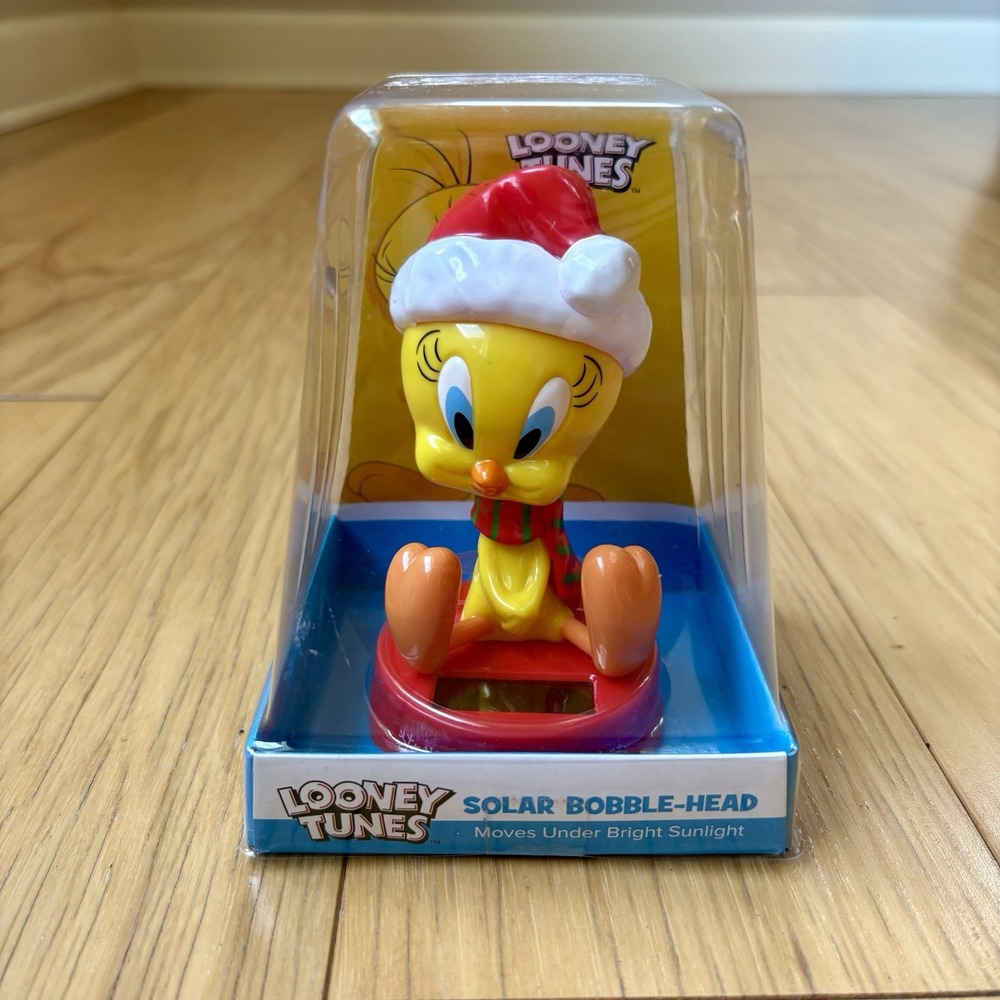 Looney Tunes TWEETY BIRD Solar Bobble Head - NEW Warner Bros.